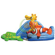 inflatable giant Finding Nemo slide